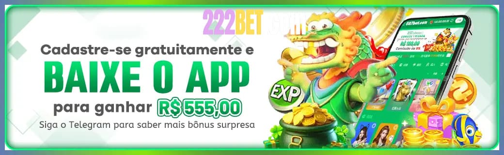 222BET download — arquivo APK para Android oficial
